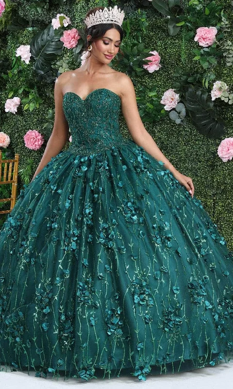 petite gown dressesMay Queen LK217 - Applique Sweetheart Ballgown