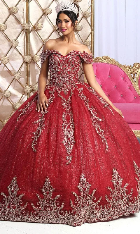 Emmy gown dressesMay Queen LK227 - Lace Detailed Ballgown