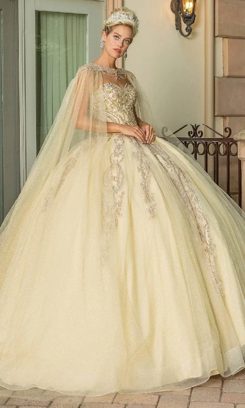 gown dress trendsDancing Queen 1672 - Ballgown with Cape