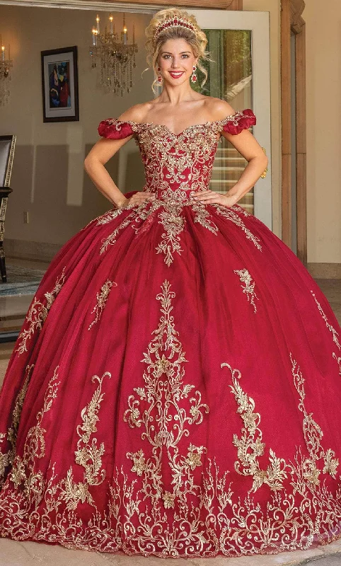 flowy gown dressesDancing Queen 1697 - Puff Sleeve Ballgown