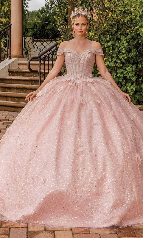 organza gown dressesDancing Queen 1868 - Off Shoulder Corset Ballgown