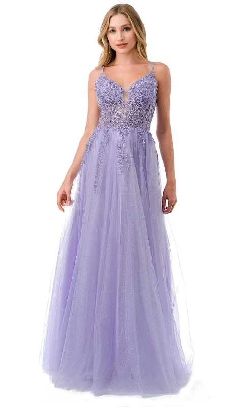 statement-making party dressesTrevi Collection L2790W - Embroidered Sleeveless Evening Gown