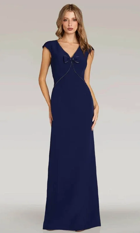 affordable party dressesGia Franco 12307 - Bow Detailed Evening Dress