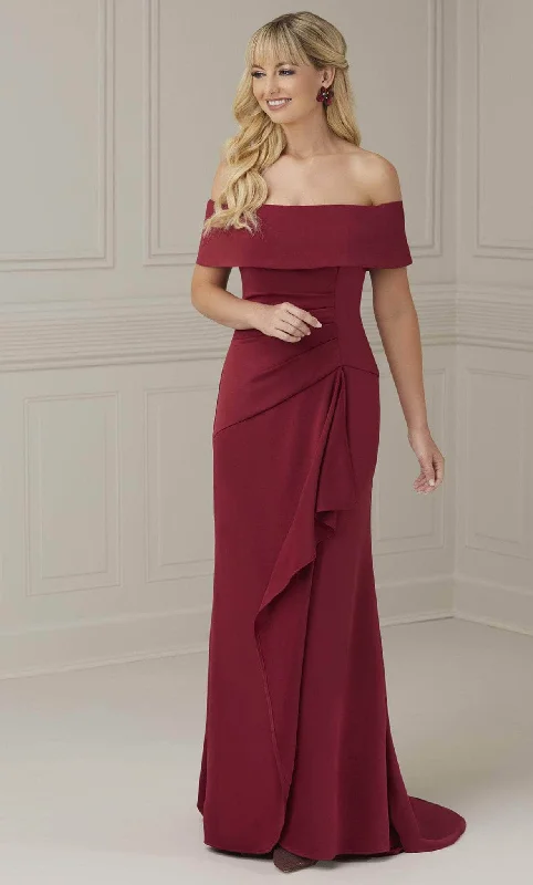 high-low party dressesChristina Wu Elegance 17104 - Ruffle Sheath Evening Dress