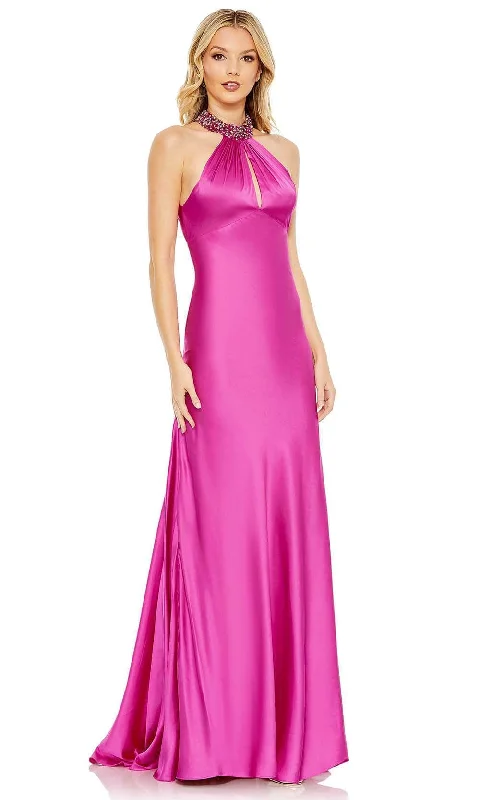 glam party dressesMac Duggal 70252 -High Halter Evening Dress