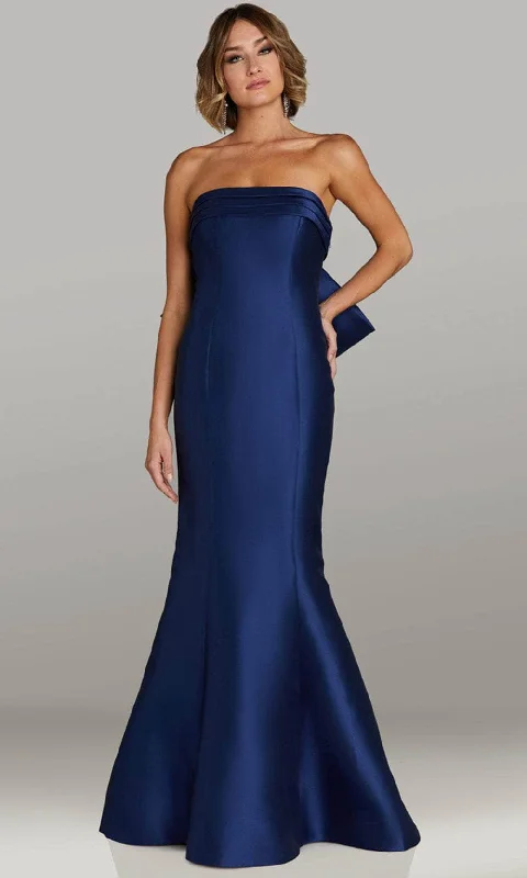 budget-friendly party dressesGia Franco 12411 - Straight Across Seam-Sculped Evening Gown