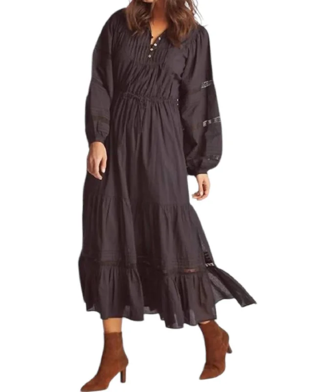 quick-dry midi dressesTurner Midi Dress In Black