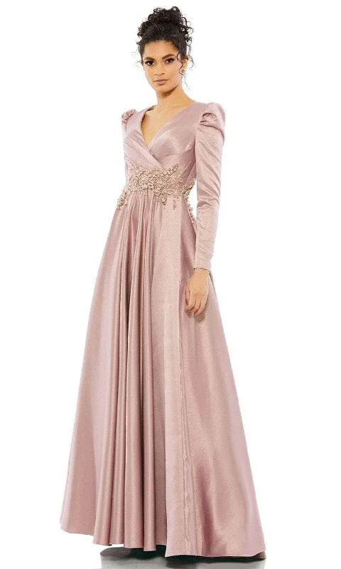 pastel party dressesMac Duggal 11221 - Embellished A-Line Evening Dress