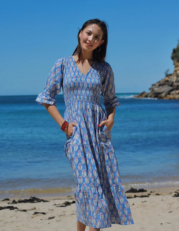 maxi dresses with long sleevesKaaya Maxi in Maya