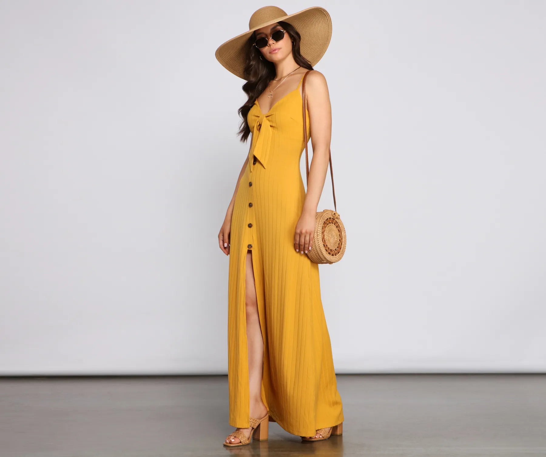 maxi dresses for beachCasual Glam Ribbed Knit Maxi Dress