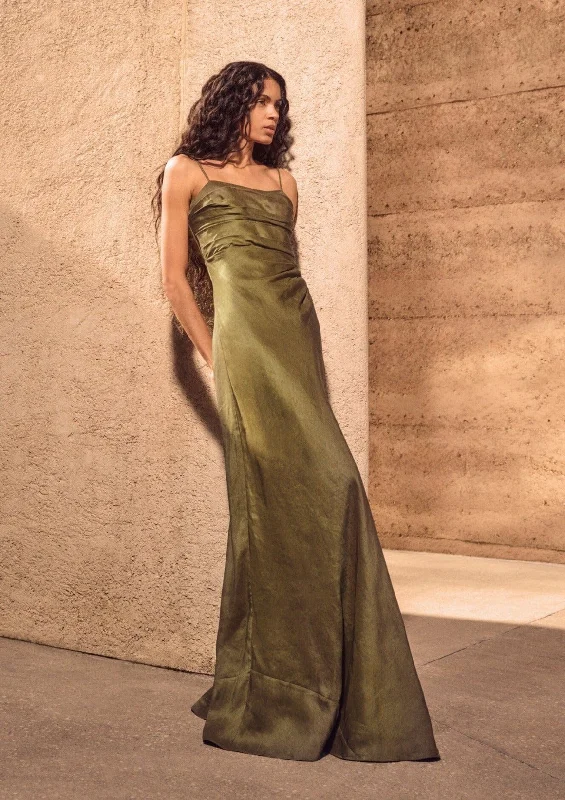 maxi dresses with beltsClarice Draped Maxi Dress