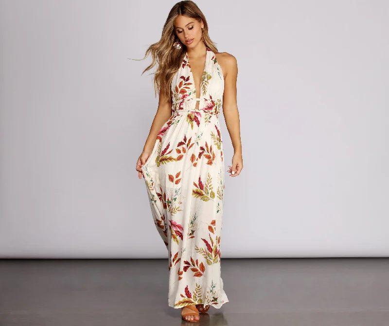 maxi dresses with flutter sleevesBraid For Shade Maxi Dress