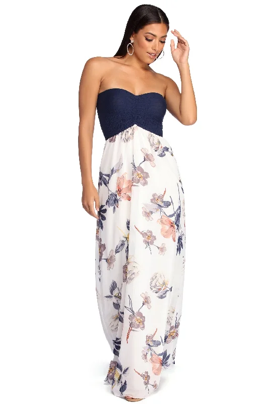 maxi dresses for black-tie eventsPassionate About Florals Maxi Dress