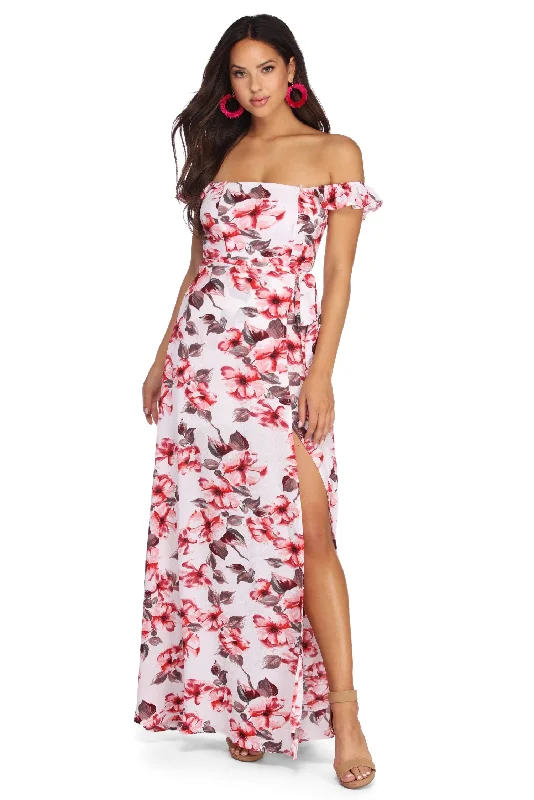 maxi dresses for teensSpring With Florals Maxi Dress