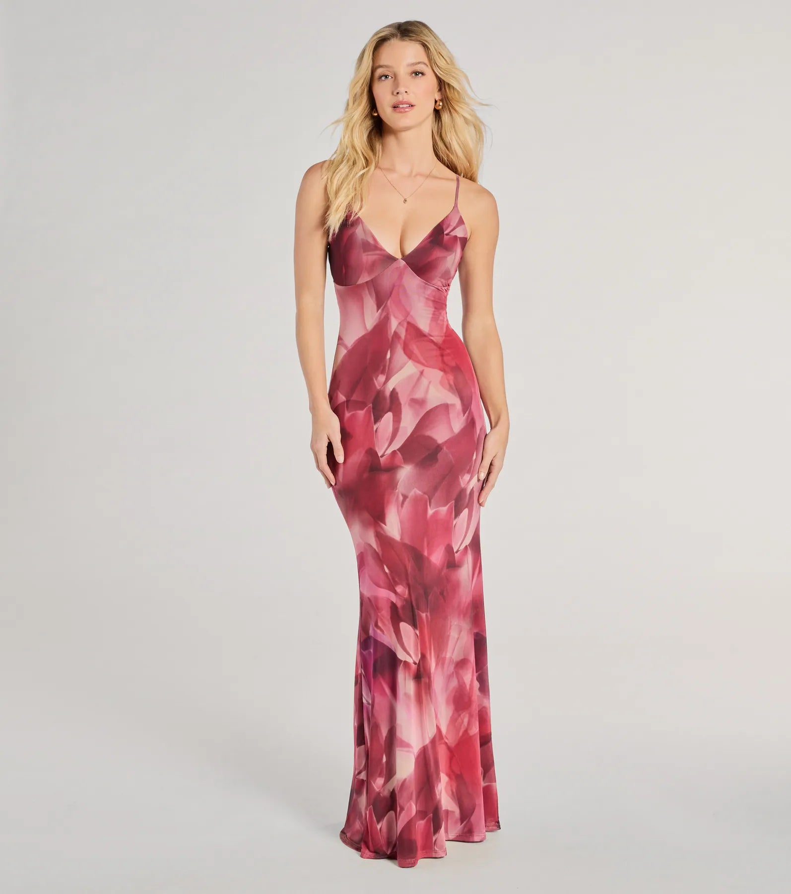 maxi dresses for partiesParadise Beauty Floral Mesh Maxi Dress