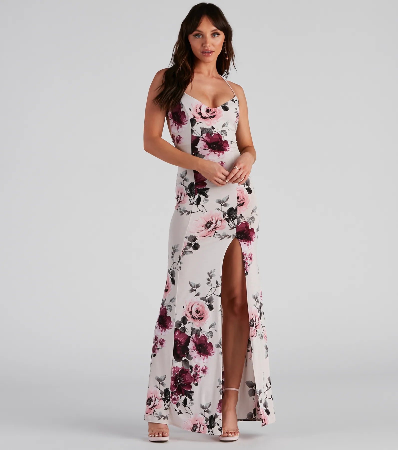 floral print maxi dressesDate Night Chic Floral Maxi Dress