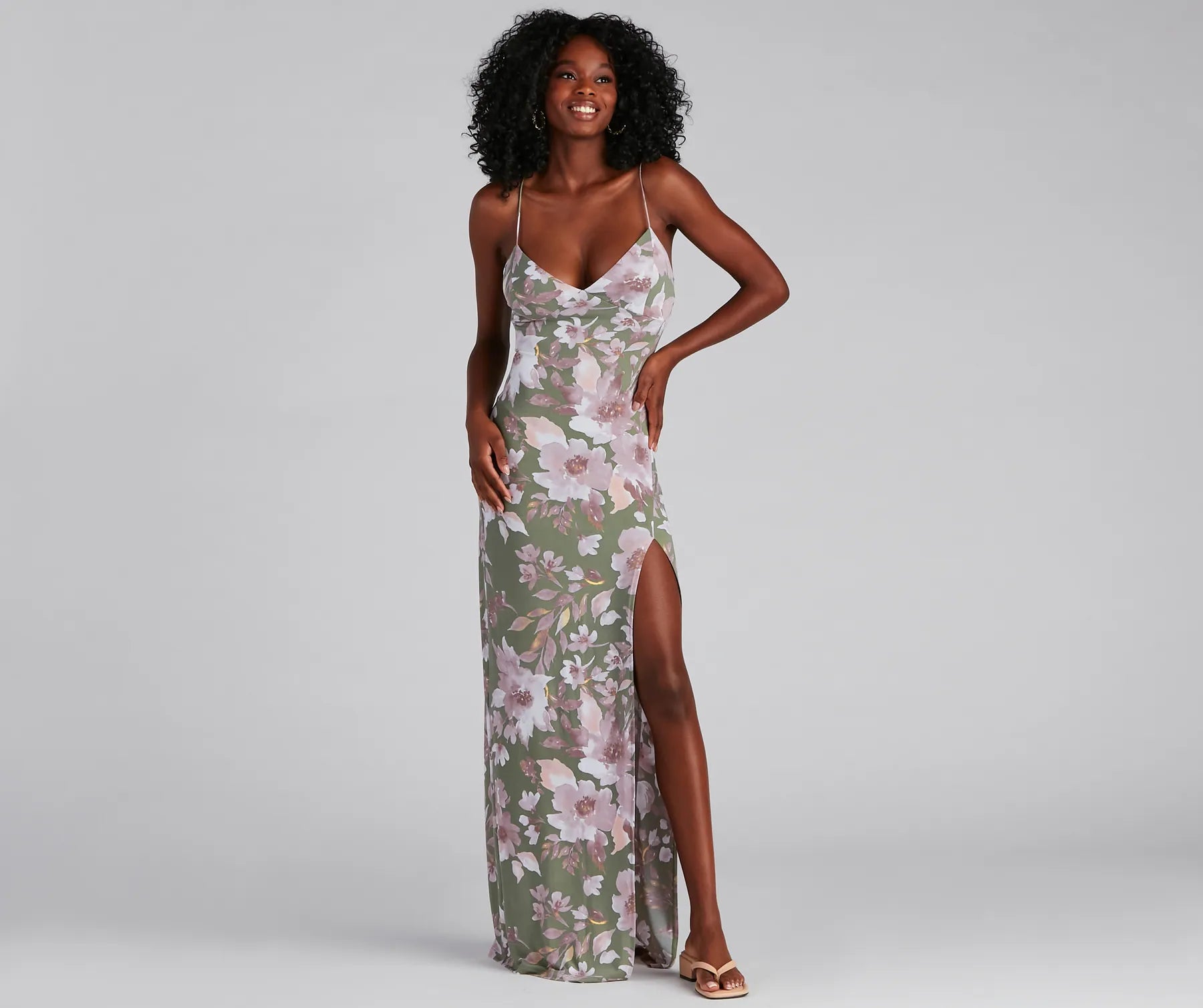 casual maxi dressesChasing Sunsets Floral Maxi Dress