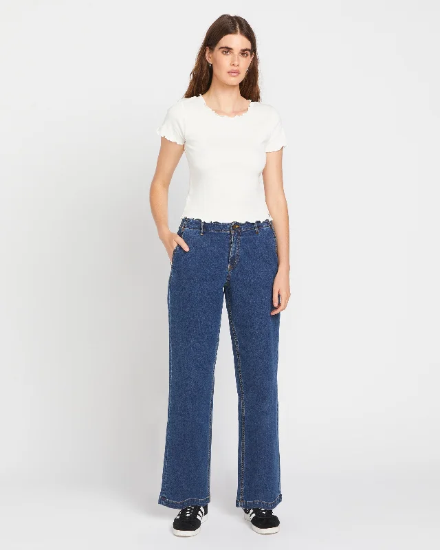 women's relaxed-fit pants1991 Stoned Low Rise Jeans - Ltwt Vintage