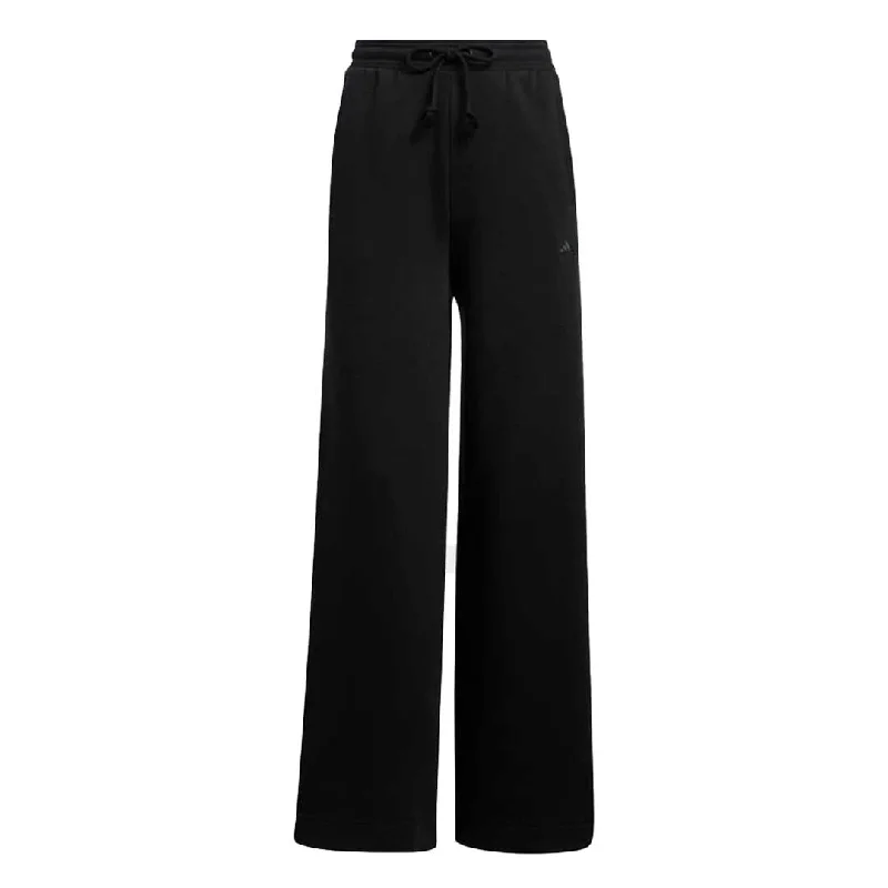 women's button-fly pantsadidas - Women's All SZN Fleece Wide Pant (HT3302)