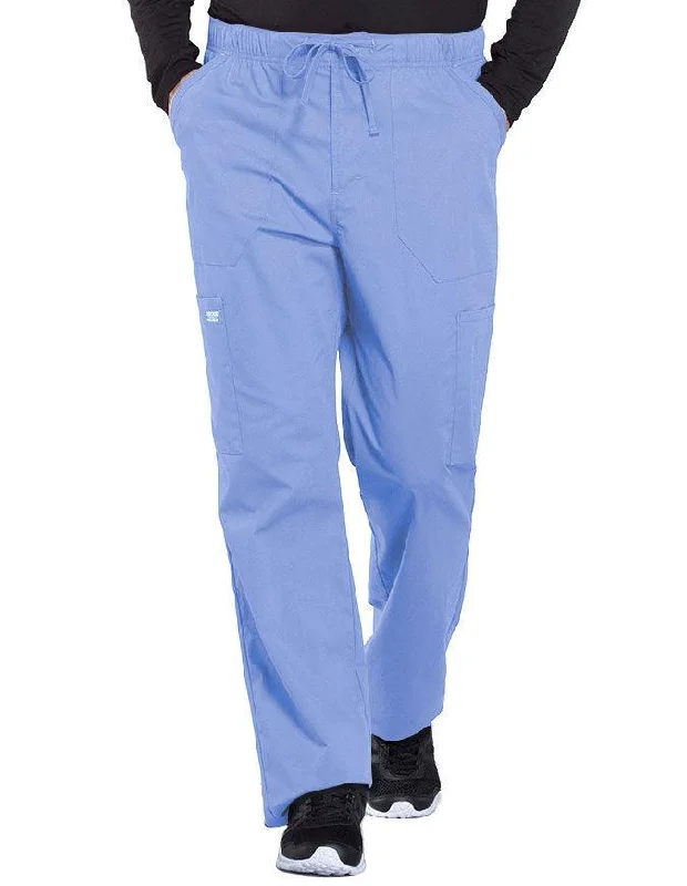 women's checkered pantsCherokee Workwear Professionals Men's Tapered Leg Drawstring Cargo Pant