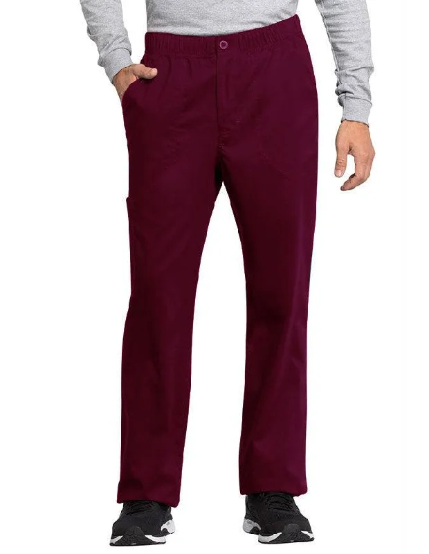 women's casual pantsCherokee Workwear Revolution Tech Men's Mid Rise Straight Leg Zip Fly Tall Pant