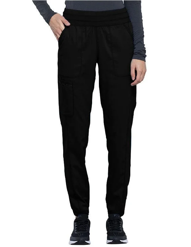 women's ripped pantsCherokee Workwear Revolution Women's Natural Rise Tapered Leg Jogger Pant