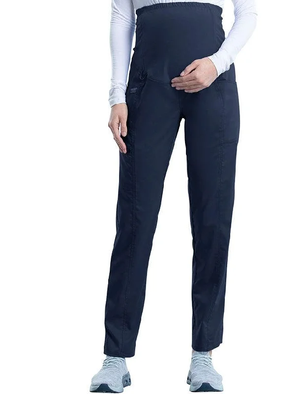 women's cargo pantsCherokee Workwear Revolution Women's Slim Fit Maternity Pant