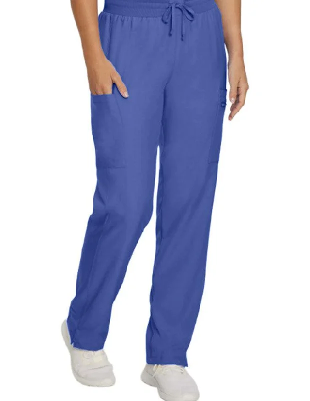 women's drawstring pantsLandau Forward Women's Straight Leg Cargo Tall Scrub Pant