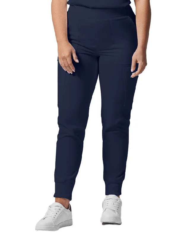 women's spandex pantsLandau ProFlex Women's Cargo Jogger Scrub Petite Pant