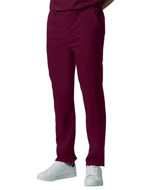 women's cotton pantsLandau Proflex Men's Straight-Leg Cargo Scrub Pant