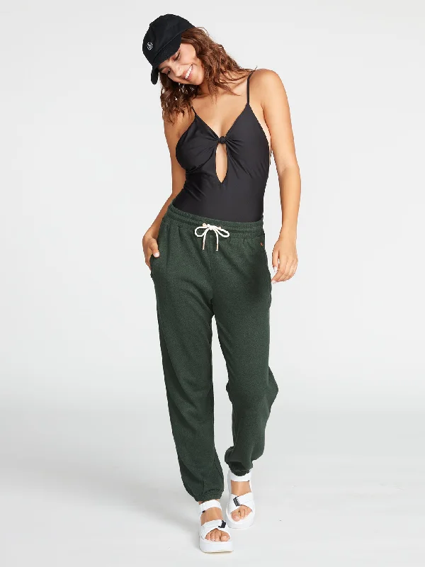 women's mid-rise pantsLived In Lounge Fleece Pants - Dark Pine