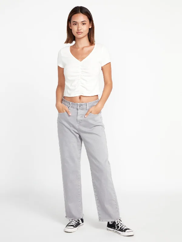 women's warm pantsStone Step High Rise Pants - Moonbeam