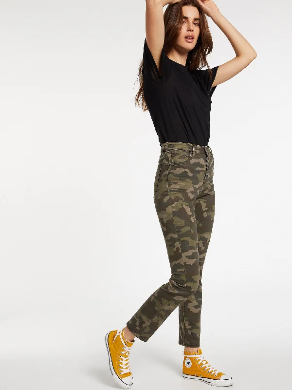 women's patched pantsSuper Stoned Skinny Jeans - Camouflage