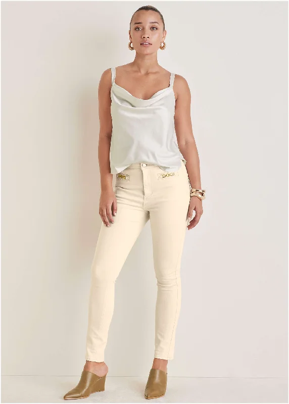 women's maternity pantsSlim Leg Jeans - Natural Wash