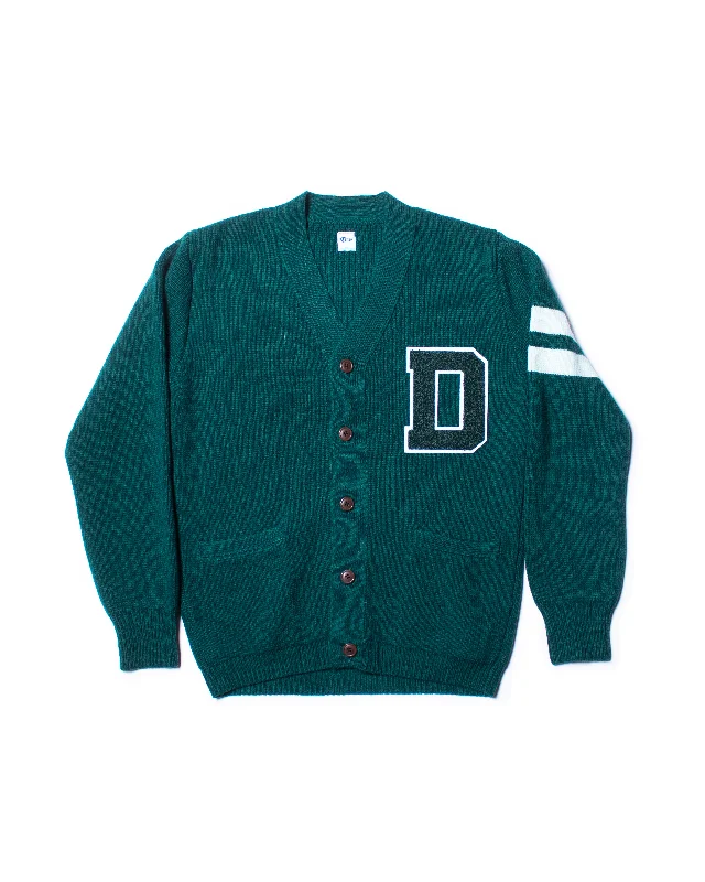 DARTMOUTH VARSITY CARDIGAN - GREEN