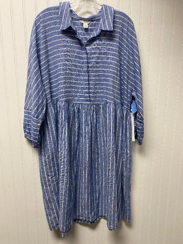 Dress Casual Short By Caslon In Blue, Size: Xl