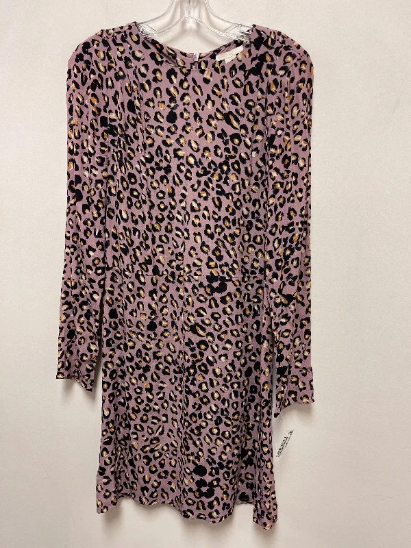 Dress Casual Short By H&m In Animal Print, Size: S