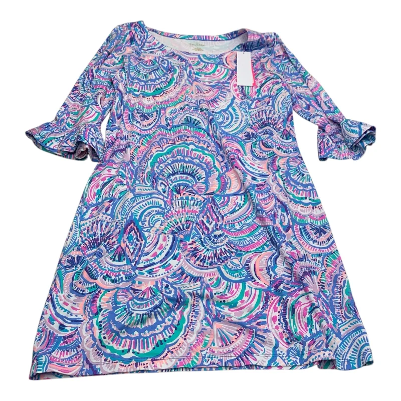 Dress Designer By Lilly Pulitzer In Blue & Pink, Size: L