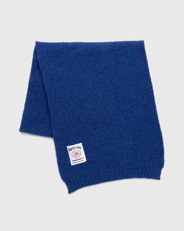 J. PRESS X HIGHSNOBIETY SHAGGY DOG MUFFLER - BLUE