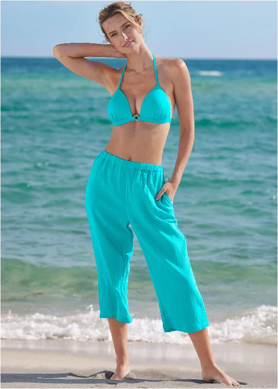 Pack And Go Pant Cover-Up - Aqua Reef