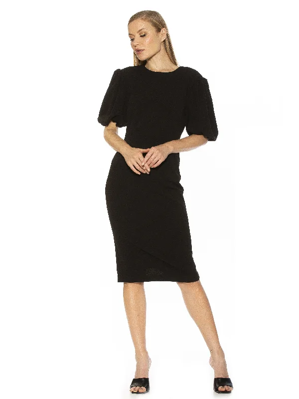 Nova Bubble Sleeve Dress