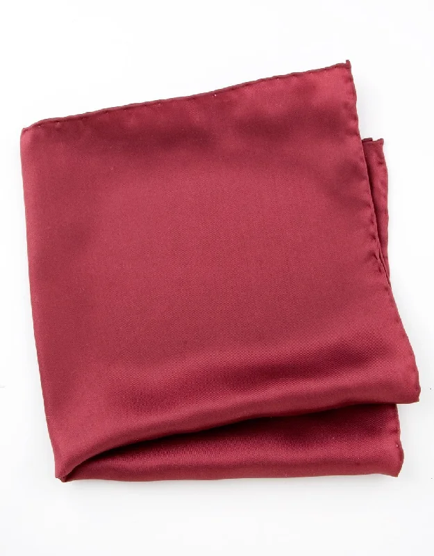 POCKET SQUARE - BURGUNDY